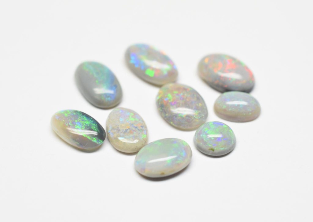 Opal and tourmaline